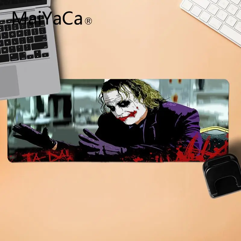 LockEdge 30X90cm MaiYaCa дизайн Джокер Темный рыцарь фильмы DIY Дизайн Шаблон коврик для игровой мыши ноутбук игровой шкафчик мыши коврик для мыши - Цвет: LockEdge 30X90cm