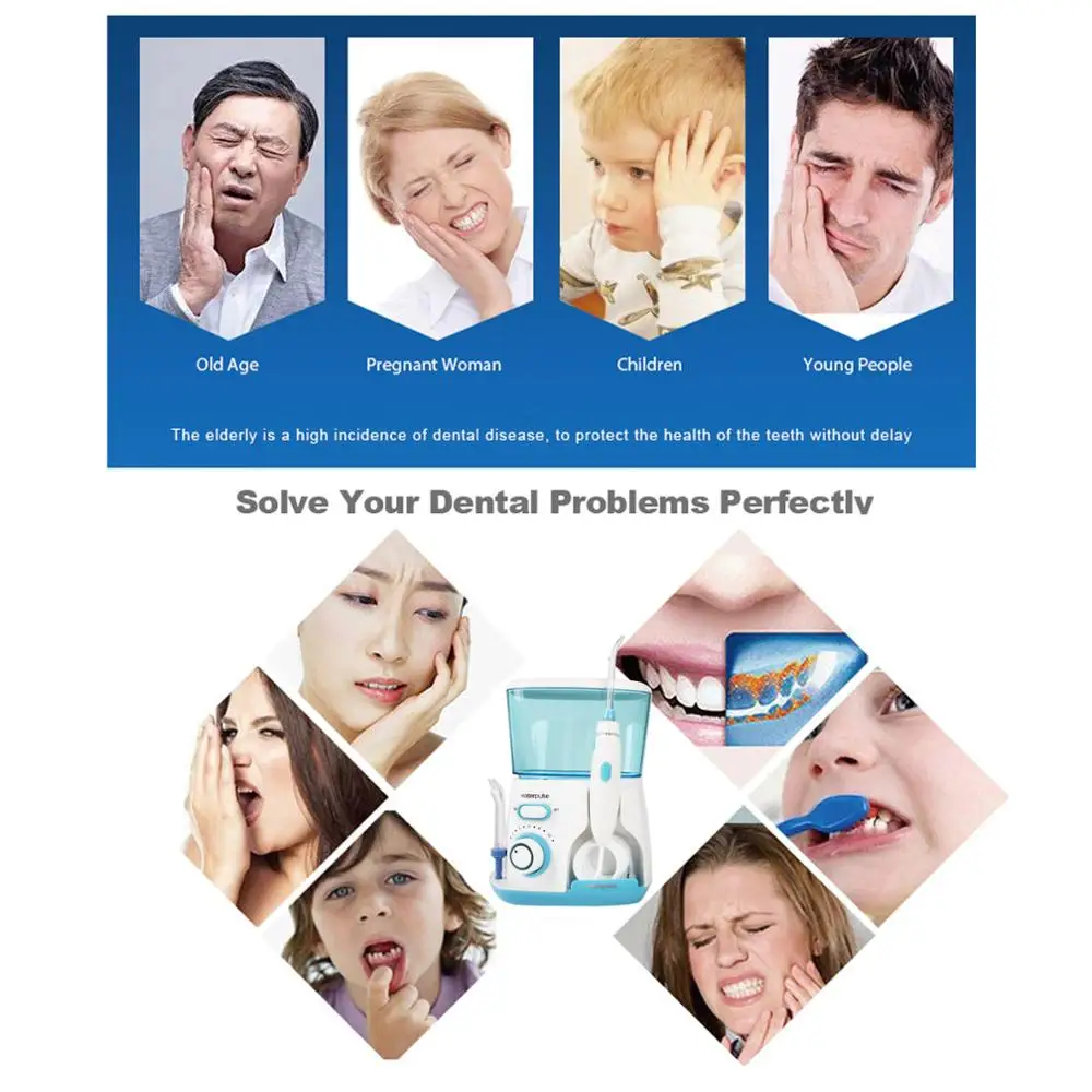 5 шт. Электрический ирригатор для полости рта 800 мл|Ирригаторы рта| |