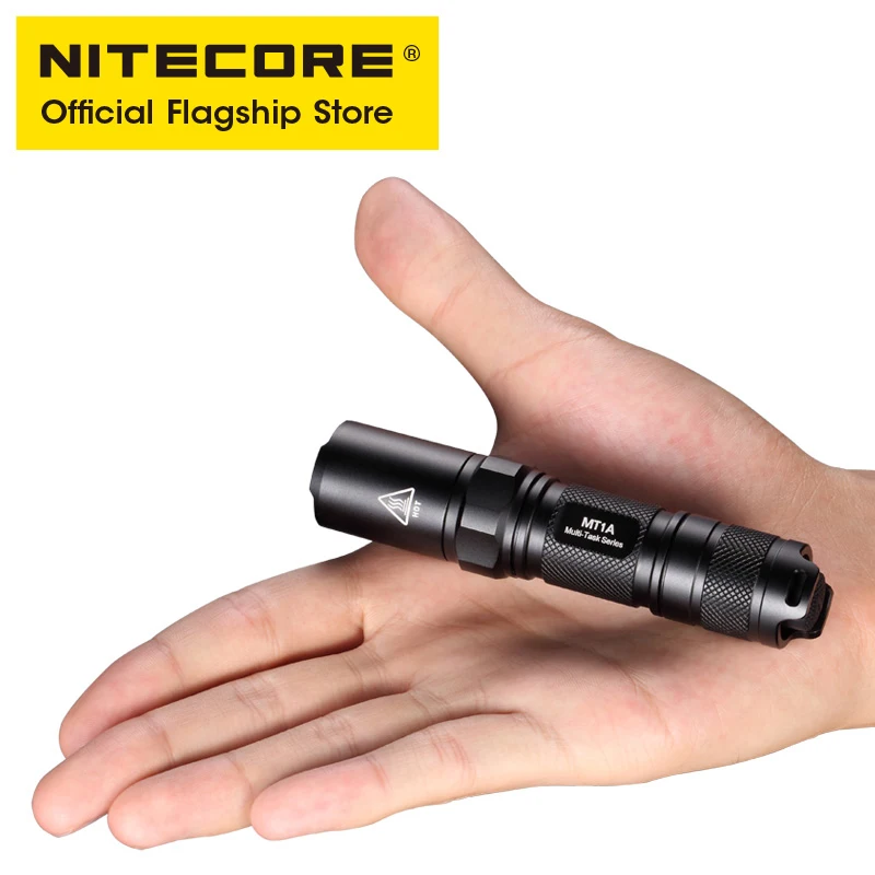 NITECORE MT1A компактный портативный открытый мини-фонарик из алюминия AA батареи фонарик