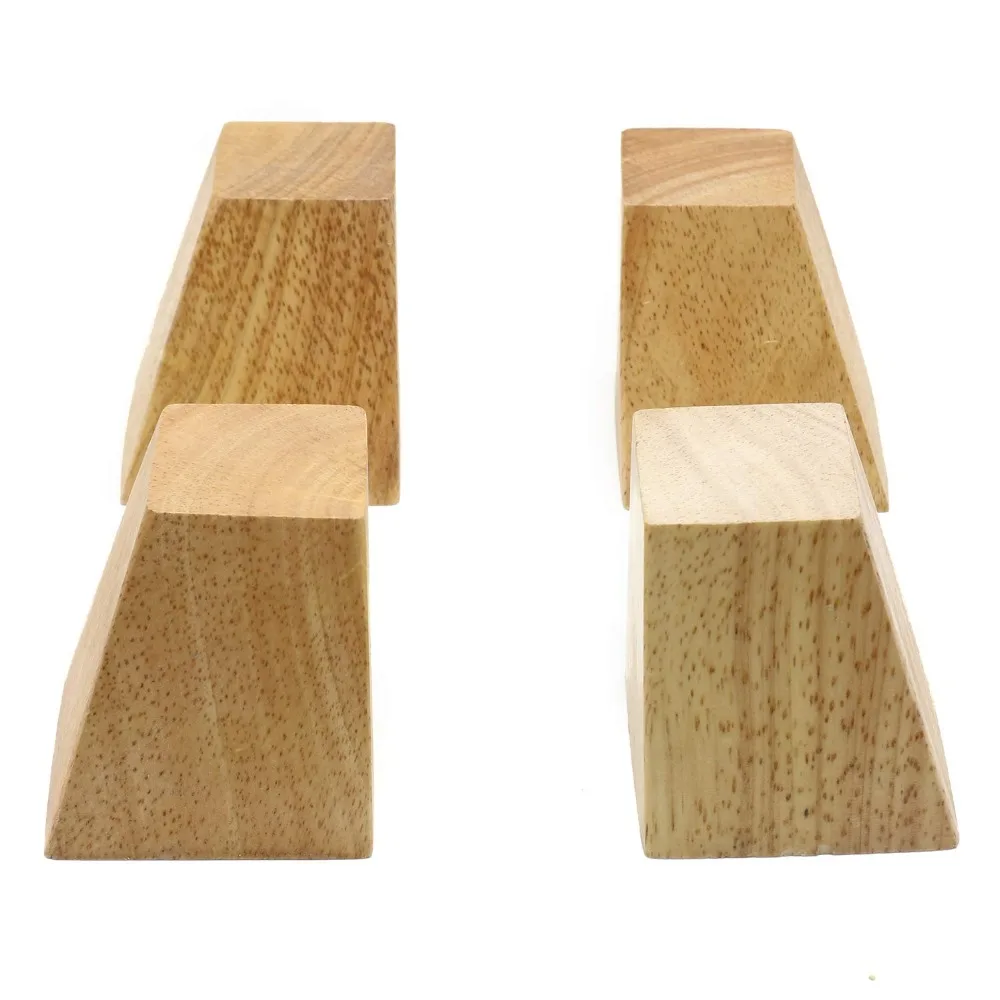 4 шт. 6 см высота твердая деревянная Прямоугольный угол трапециевидная мебель