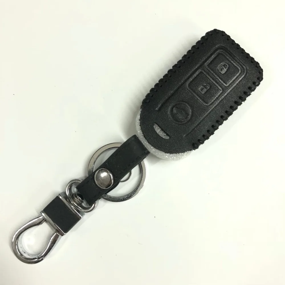 Чехол для автомобильного ключа кожаный чехол Toyota Land Cruiser Prado Camry Prius Crown CHR Fortuner 200
