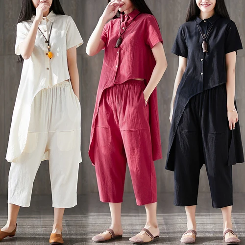 Женский офисный однобортный комплект из двух предметов необычный с отложным