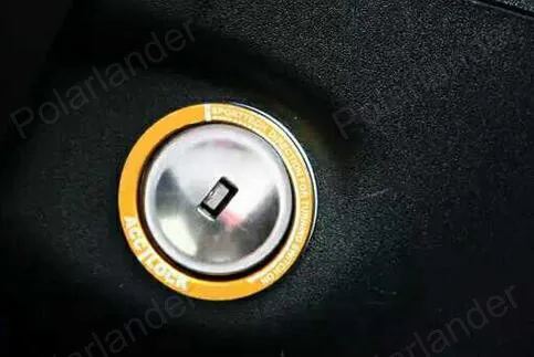 Наклейка для запуска двигателя автомобиля переключатель зажигания крышка