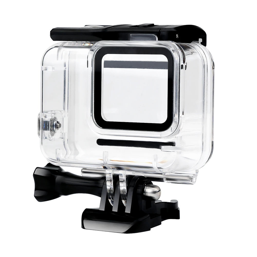 Новый водонепроницаемый чехол для GoPro Hero 7 белый и серебристый защитный