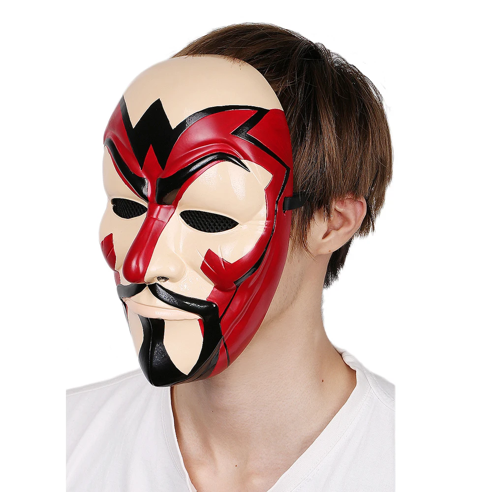 XCOSER New Style V Vendetta Mask Resin Half Head Adjustable Rubber Band Cosplay Masks Costume Accessories For Halloween Party |
