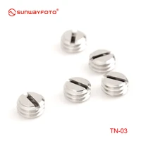sunwayfoto tn 3 5pcs stainless steel slotted post type 14 to 38 tripod adapter bushing