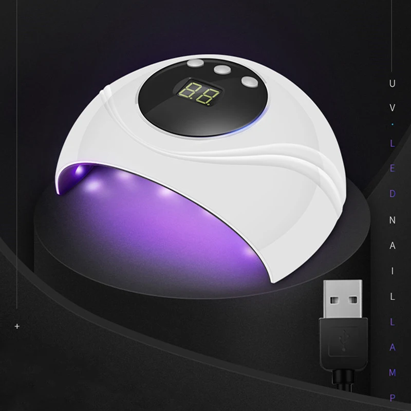 

Yinikiz New 24w UV Led Lamp Nail Dryer For All Gel Nail Polish 60s/80s/99s Button Timer Quick Cure Gels