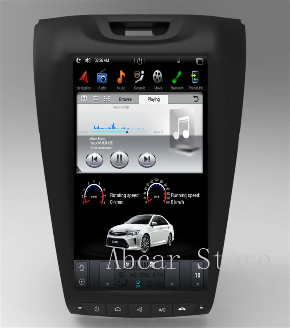 12 1 ''Tesla стиль Android 8 автомобильный dvd плеер gps навигация для Chevrolet S10 S 10 ISUZU D'MAX