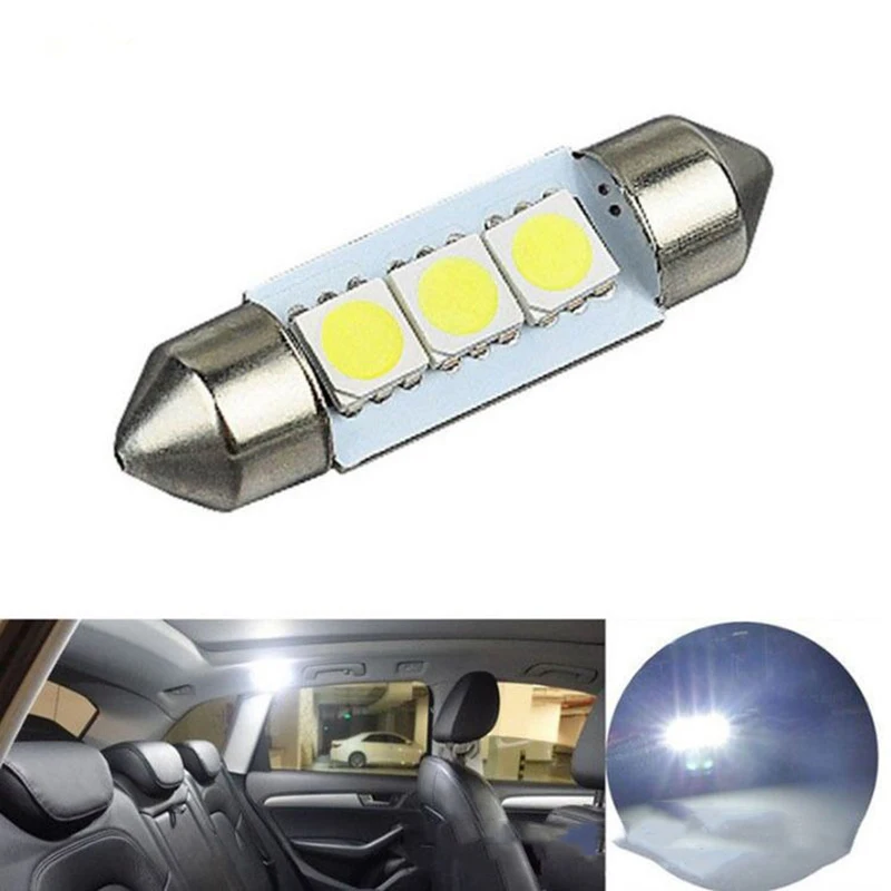 14 шт. T10 светодиодный 5050 12SMD 2538 6000 К внутреннее Светильник X ошибок интерьер
