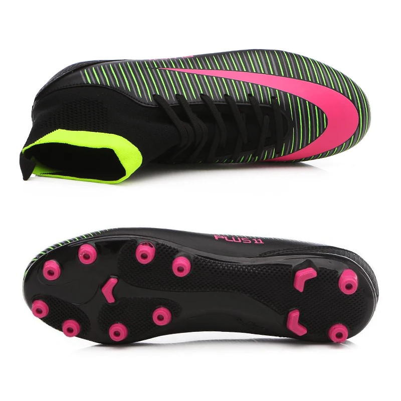 Leoci Обувь для футбола Для мужчин Ботинки бутсы длинные шипы мальчиков спортивные
