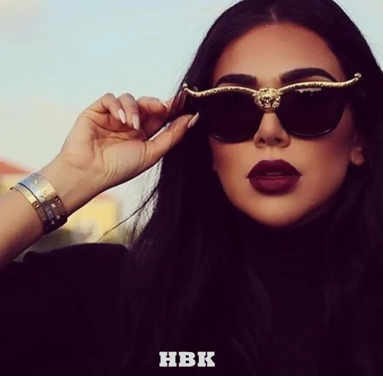 Очки солнцезащитные женские кошачий глаз брендовые Роскошные солнечные очки с