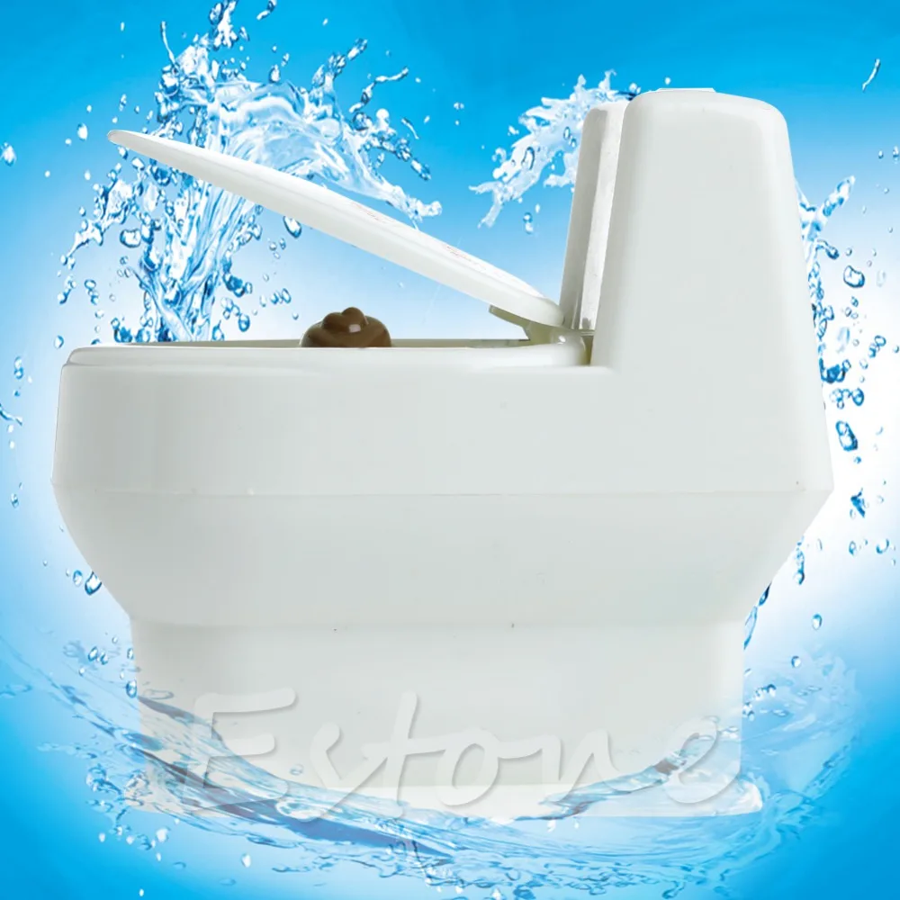 Мини унитаз интересная забавная сверхнатуральная водяная пушка игрушка для