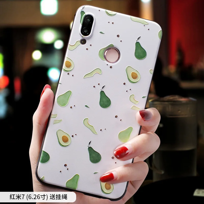 Чехол для Xiaomi Redmi note 7 Redmi 7, Redmi note 5, MI 6X A2 - Цвет: 1 REDMI 7