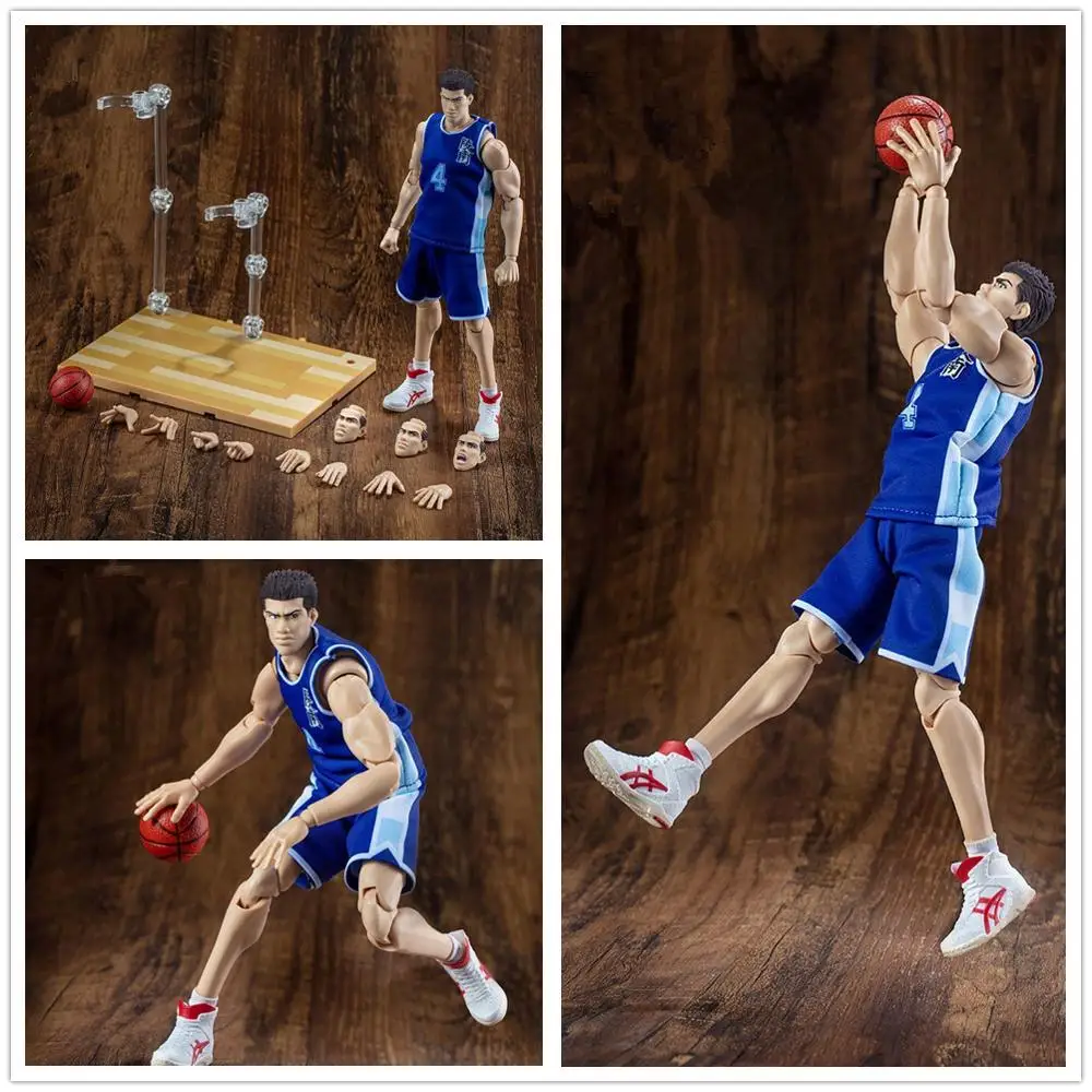 Dasin GT Модель 6 дюймов фигурку аниме Slam Dunk Uozumi Jun модель синий или белый ND039 | Игрушки