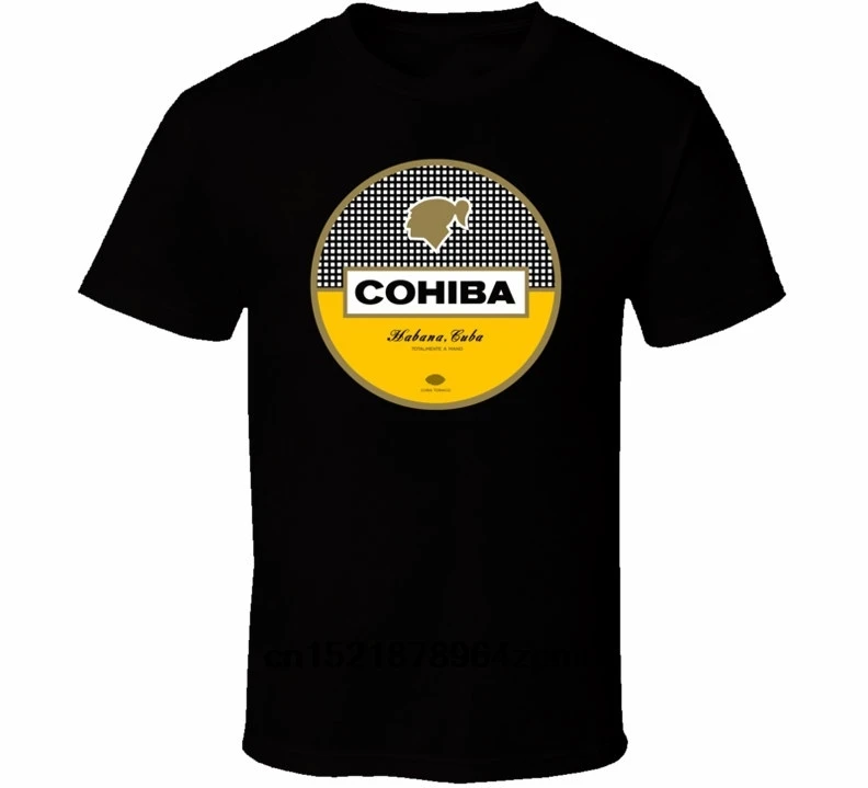 Мужская футболка Cohiba Habanos Cigar Tobaco Cigarillo Гавана Куба забавная новинка wo для