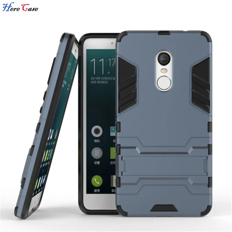 Coque Capa Fundas для Xiaomi Redmi Note 4x Kickstand гибридные защитные чехлы PC + TPU комбинированный