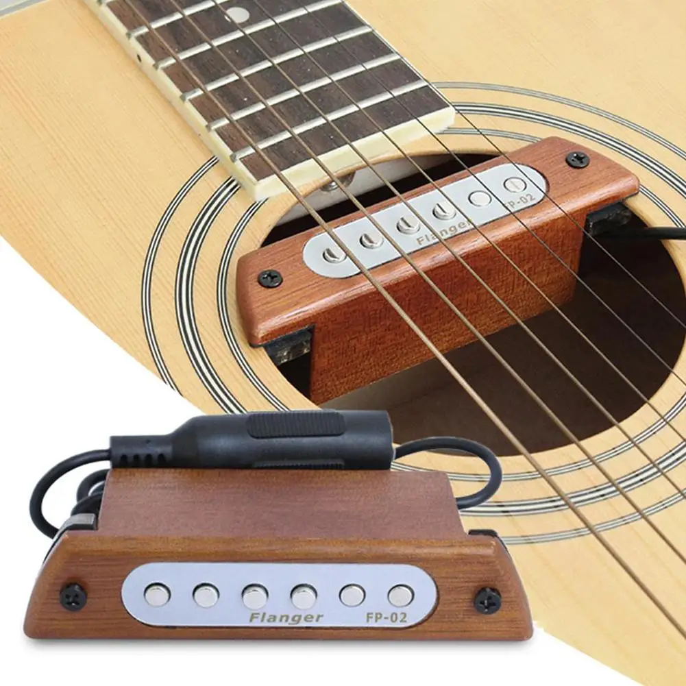 Flanger акустическая народная деревянная гитара звуковое отверстие звукосниматель Магнитная гитары ra ЗВУКОСНИМАТЕЛИ ДЛЯ 3" /40"/4" /42" аксессуары для гитары FP-02