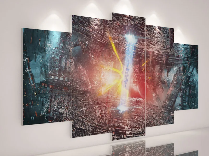 Картина на холсте Фэнтези мотивационный плакат абстрактное искусство Laminas Decorativas Pared Cuadros живопись по номерам плакат HD DIY - Цвет: painting 1