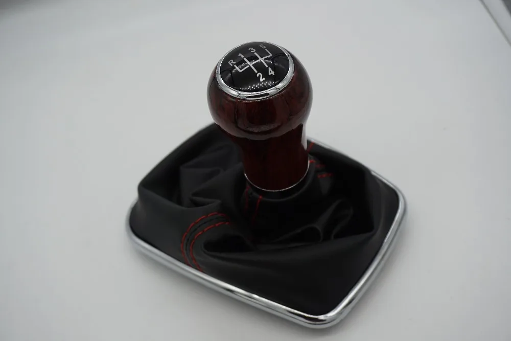 12 мм деревянное зерно рукоятка для рычага переключения передач Gaitor Boot 5 скоростей для Volkswagen VW 1999-2004 Golf 4 IV MK4 GTI R32 Bora Jetta
