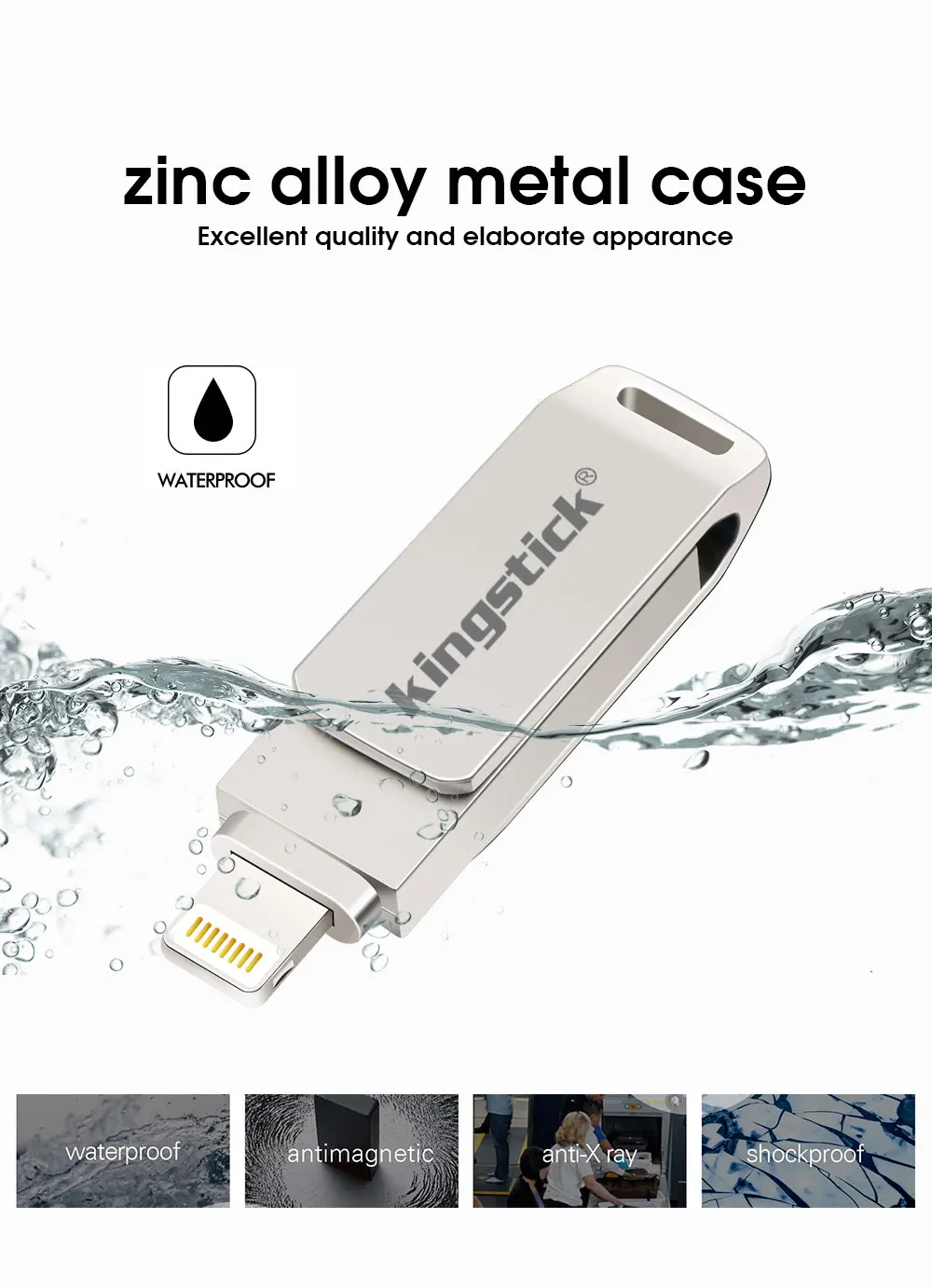 Usb флеш-накопитель для iPhone 6/6s/6plus/7/7plus/8/X Usb/Otg/Lightning 2 в 1 флеш-накопитель для iOS внешних устройств хранения