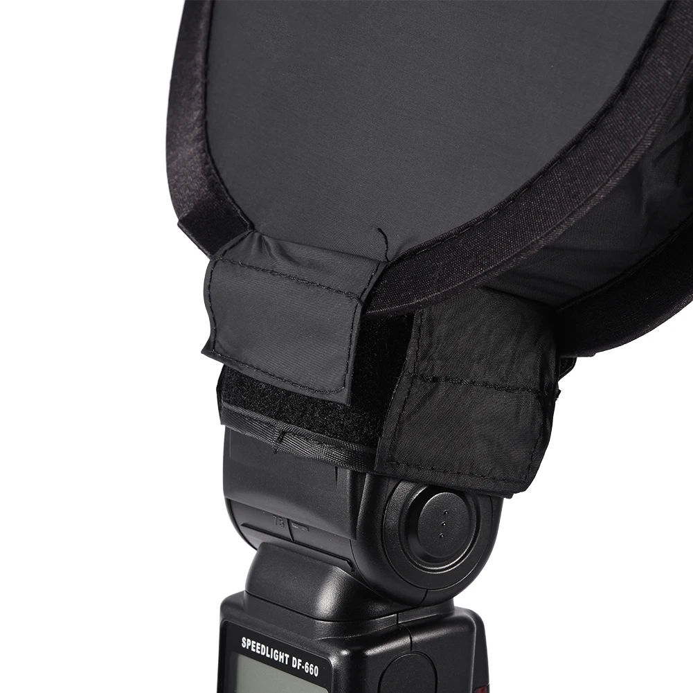 Абсолютно портативный круглый софтбокс красота блюдо Speedlite рассеиватель вспышки софтбоксы мини софбокс для камеры аксессуары