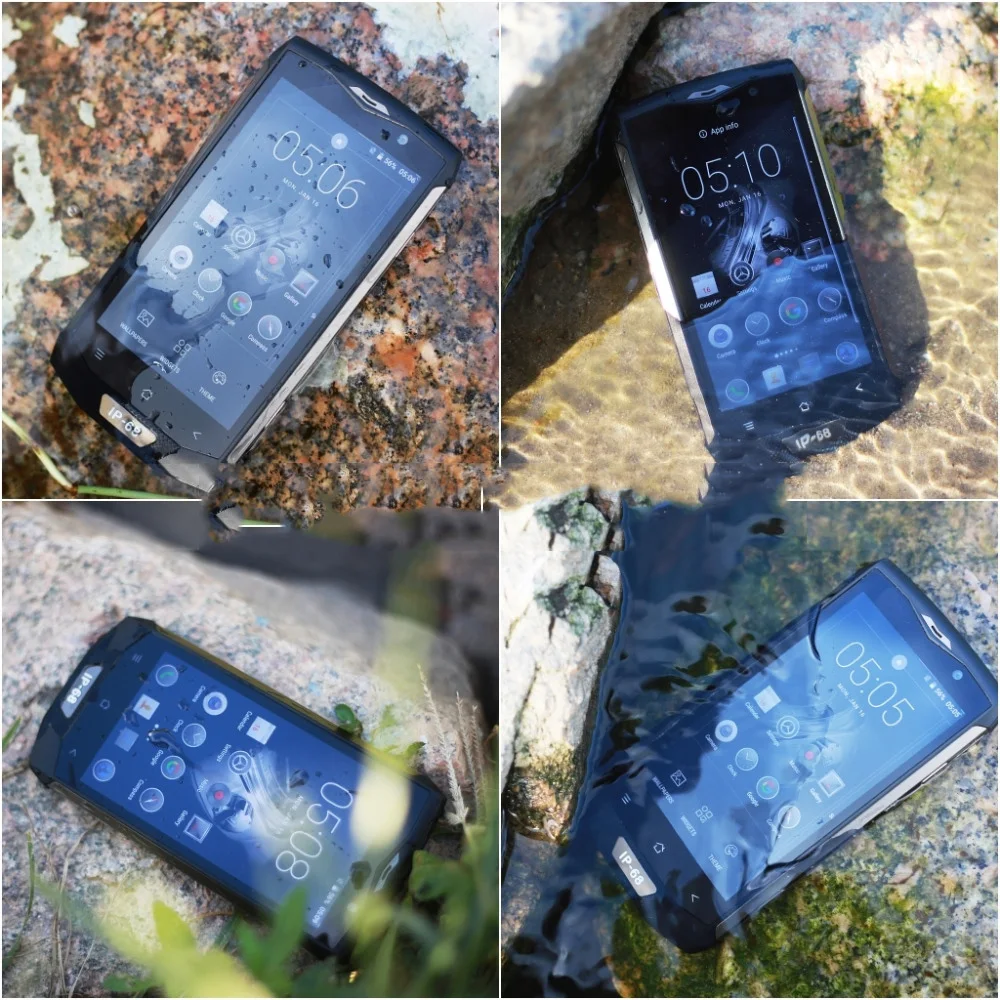Blackview bv8000 Pro 4 г мобильного телефона отпечатков пальцев 5.0 &quotAndroid 7.0 mtk6757