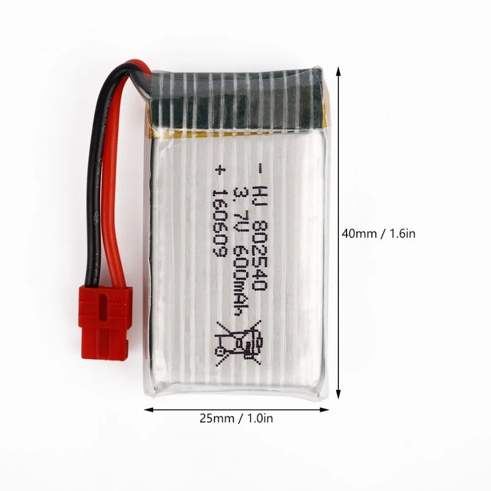 3,7 V 600mAh аккумулятор с защитной панелью для SYMA X5HW RC quadcopter