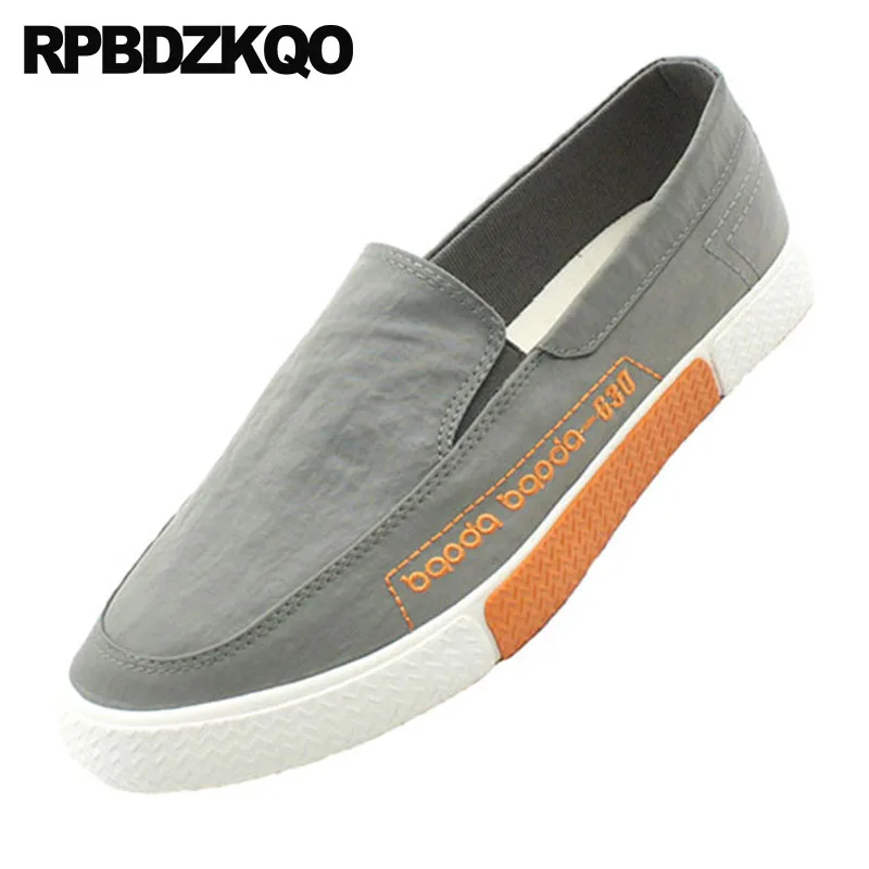Skate 2021 Driving Slip On Green Breathable Flats Walking Soft Soled Trainers Embroidery Black Sneakers Men Canvas Shoes Casual |