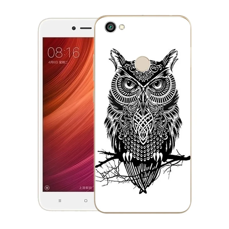 Чехол из ТПУ для Xiaomi Redmi Note 5A Prime мягкий силиконовый чехол с принтом тока телефона
