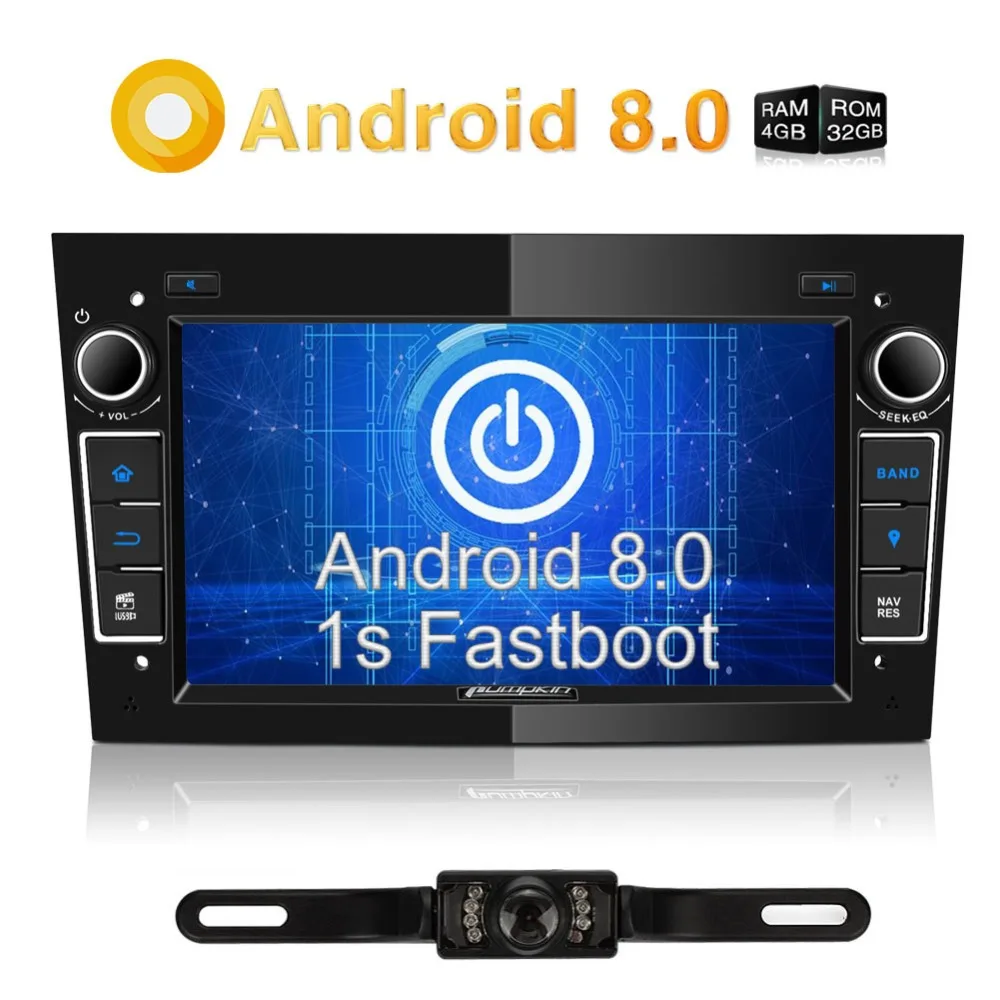 Тыква 2 Din7 &quotQcta-core 4G + 32G Android 8 0 автомобильный радиоприемник без dvd-плеера GPS