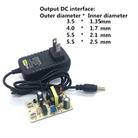 outer diameter 3 54 05 5mm 100 240v ac to dc power adapter supply charger adapter 12v 1a us plug for switch led strip lamp