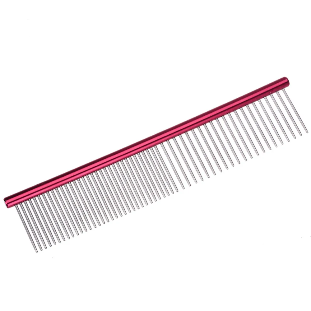 Профессиональная расческа для собак стальной триммер из нержавеющей стали в