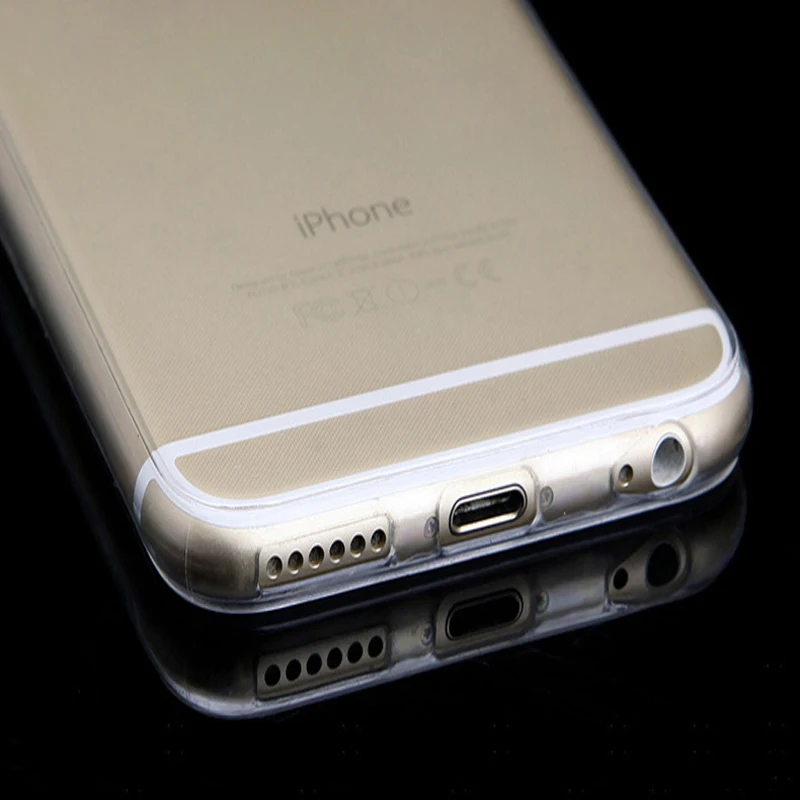 Чехол для телефона для iphone X XS Max XR Роскошный прозрачный силиконовый прозрачный мягкий чехол-накладка чехол для iphone 5 5S SE 6 6s 7 8 Plus TPU чехол s