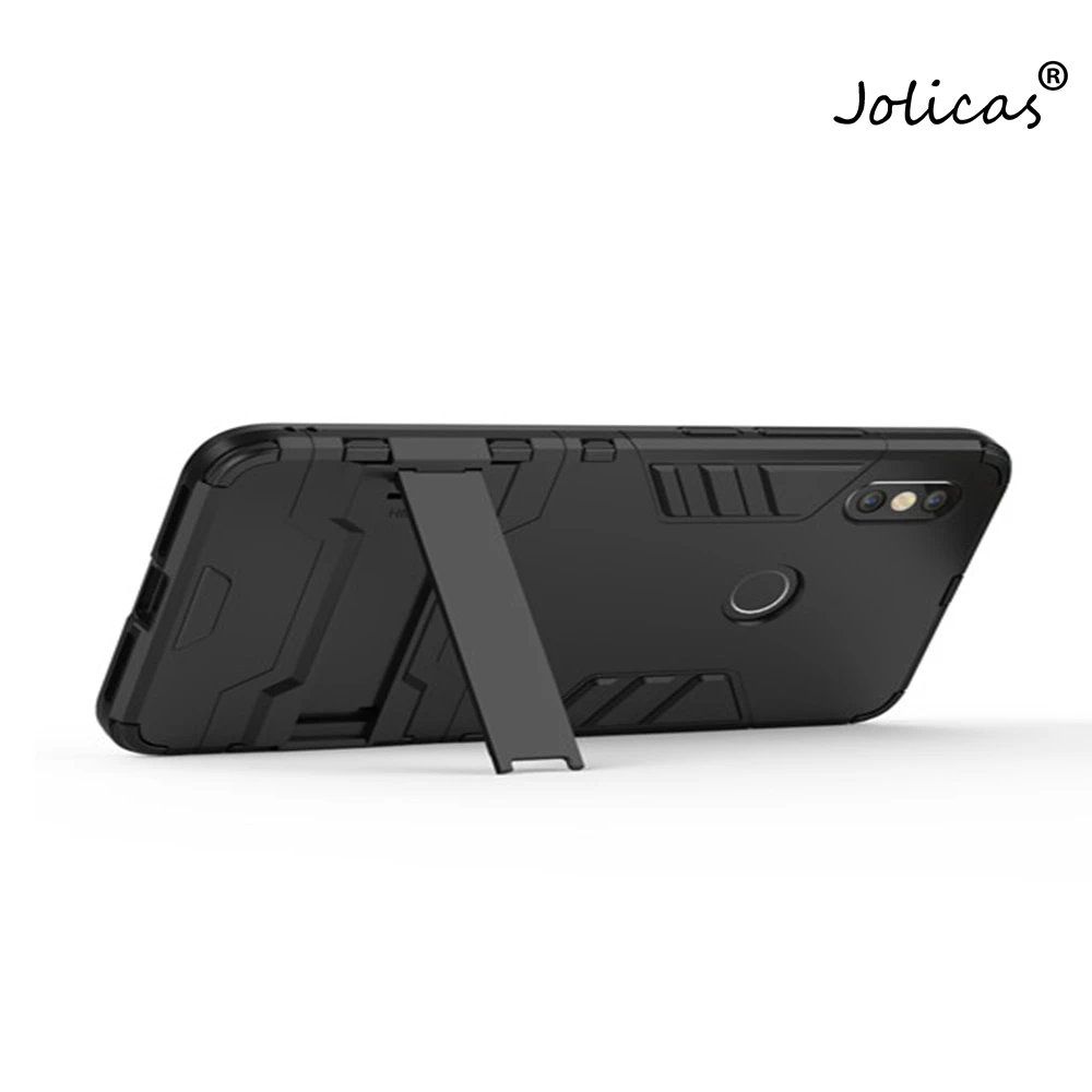 Для Xiaomi Redmi S2 чехол Роскошный Железный человек Стенд жесткий Броня + Мягкий