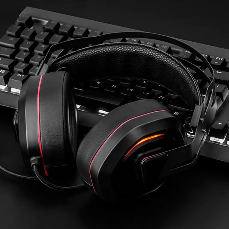Xiberia S18 PC наушники 7 1 объемный звук USB игровая гарнитура стерео Бас шлем с