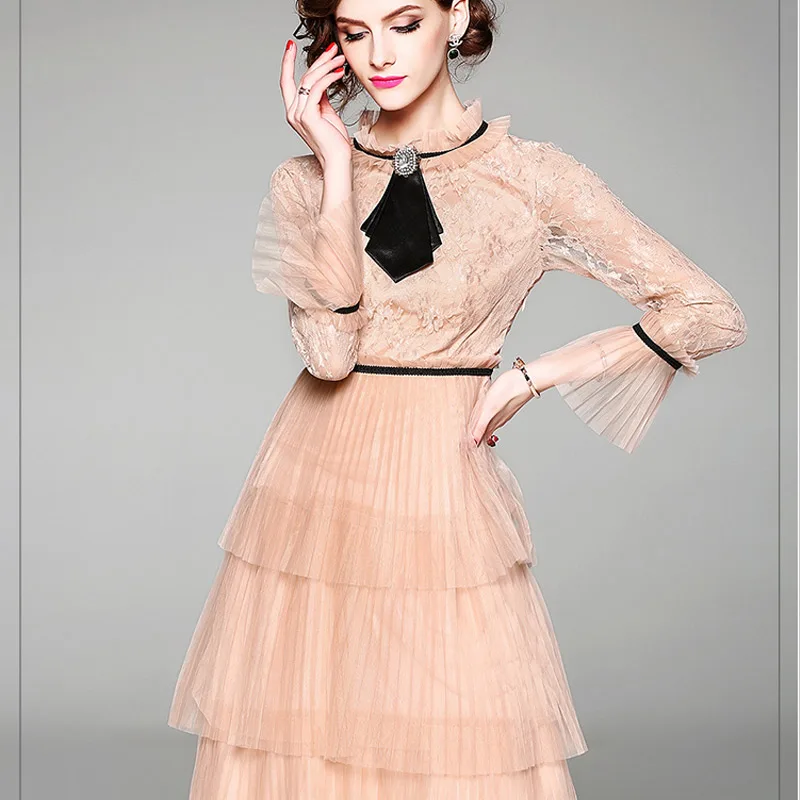 Летнее женское платье 2019 пикантные Винтаж облегающее элегантное с кружевным