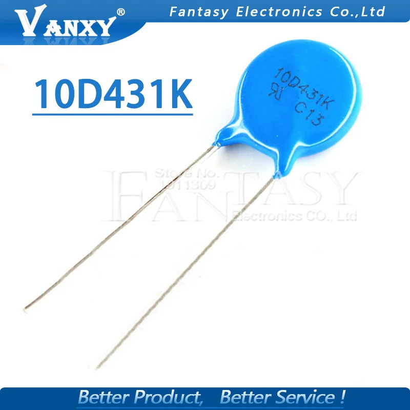 10 шт. Варистор 10D431K 430 в piezoresistor 10D431