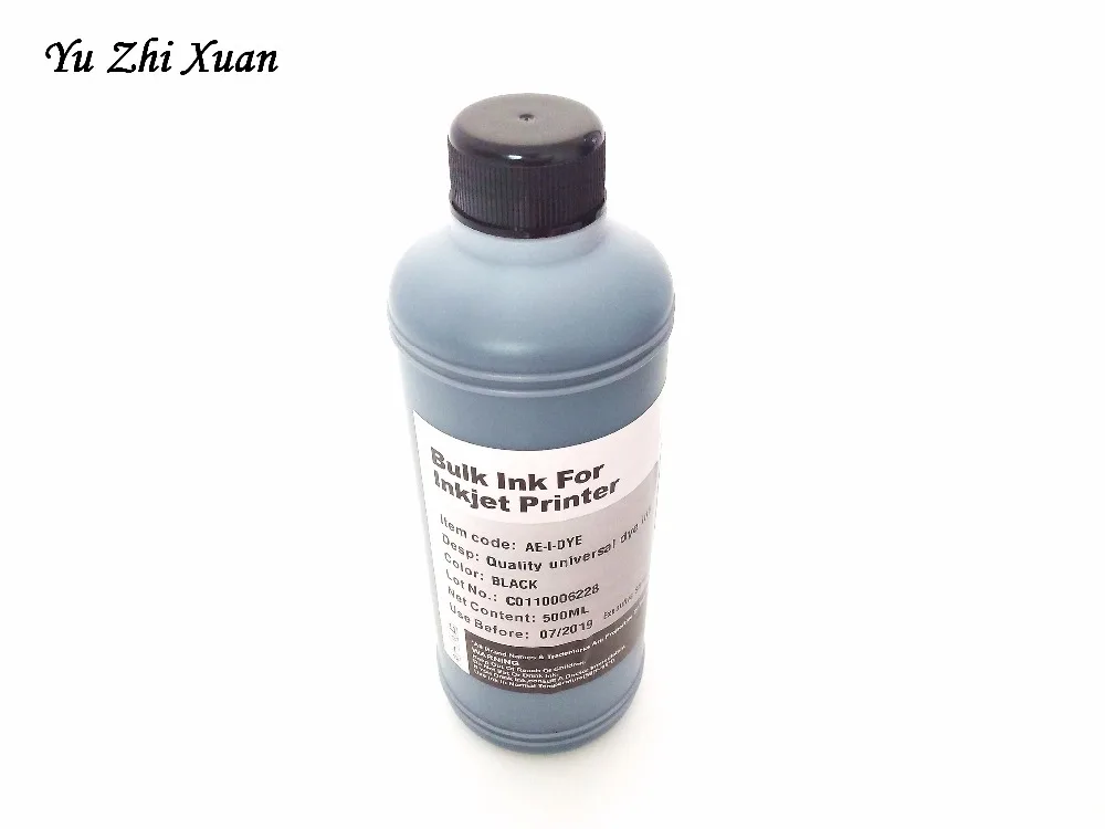 Yu Zhi Xuan! 500 мл чернила общего красителя для Epson WF 3620 3640 7610 7611 7620 WP 4515 4525 краситель