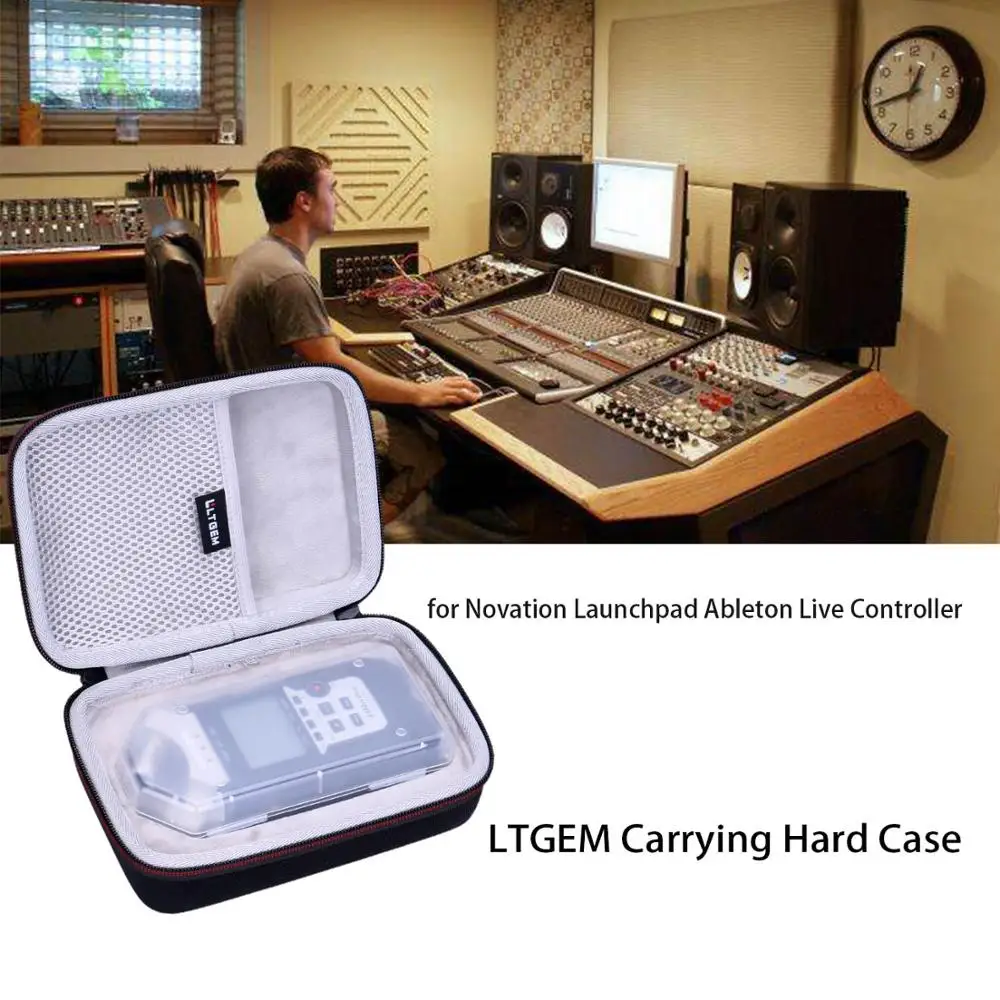 LTGEM EVA черный Жесткий Чехол для переноски инновационного лаунчеда Ableton Live