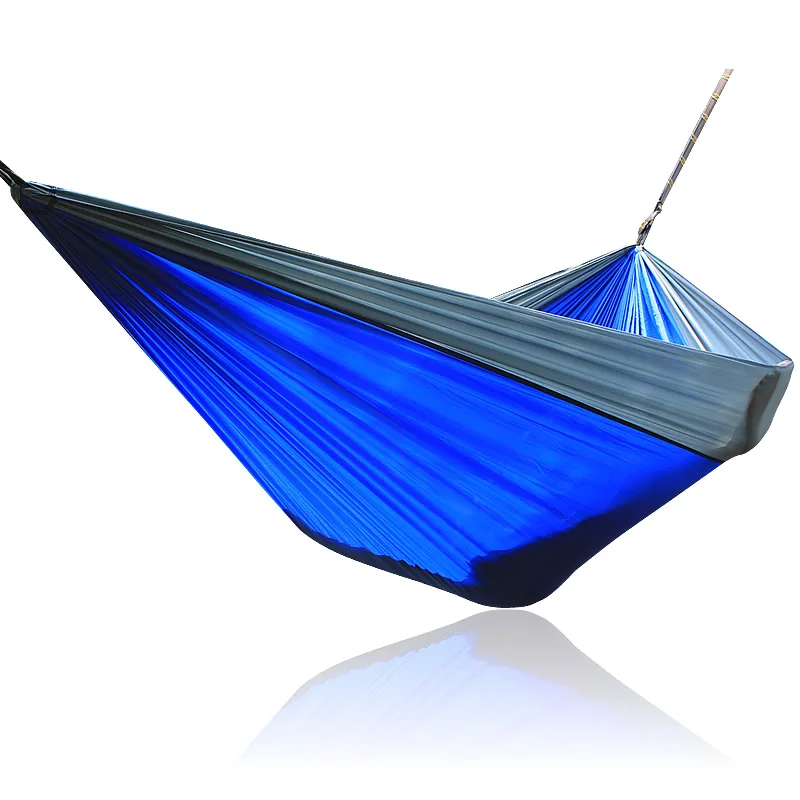 Портативный нейлон парашют Двойной Гамак Сад Открытый Отдых Путешествия мебель