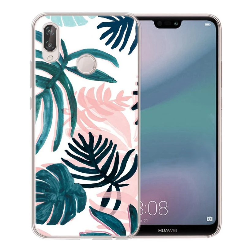 Чехол для Huawei Honor 7A 8A 8X 8C 9 10 Mate 20 P9 P10 lite/P8 Lite Y5 II Nova 3 Мягкая Краска TPU чехол с