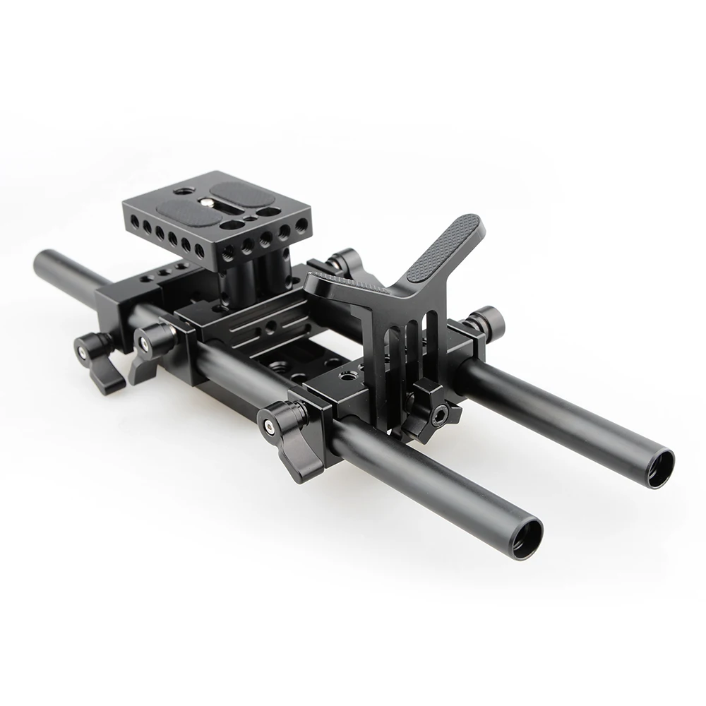 Рукоятки CAMVATE Rosette с 15 мм стержневым зажимом Railblock с розеткой для DSLR системы поддержки плеча Foto Kit C1548