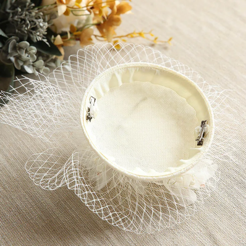Женские головные уборы для церкви Bibi Chapeaux Mariage элегантный красный головной убор