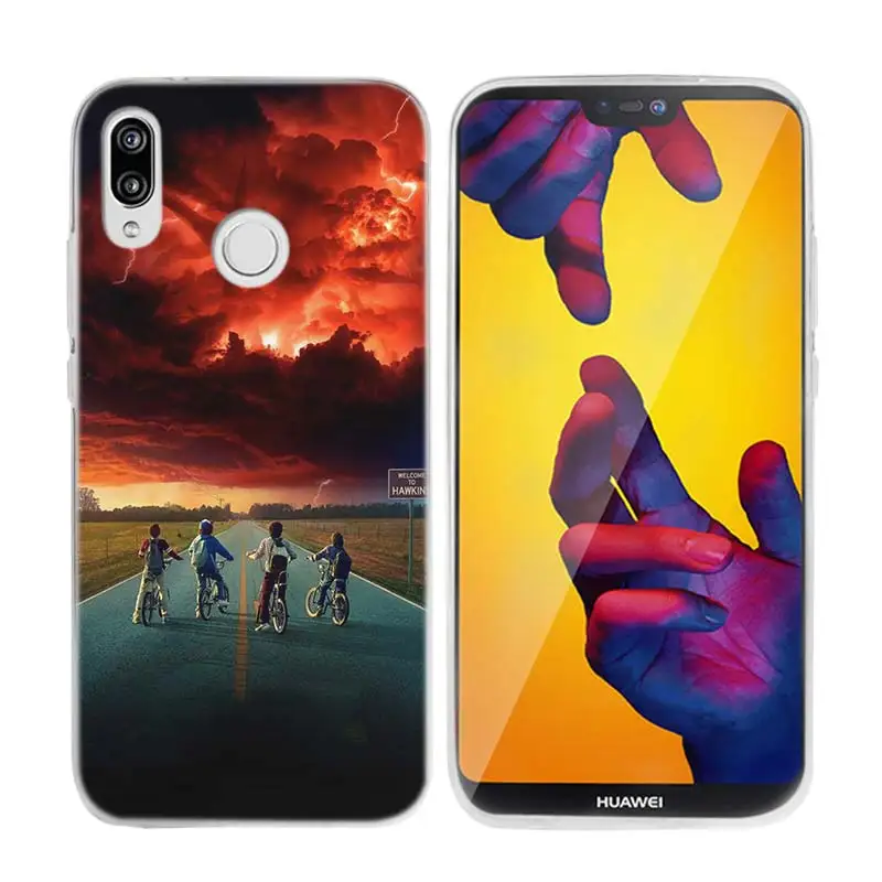 002 KMUYSL странные вещи плакат ТПУ чистый мягкий чехол для huawei P20 P10 P8 P9 mate 10 Lite P Smart Mini Pro - Цвет: 002