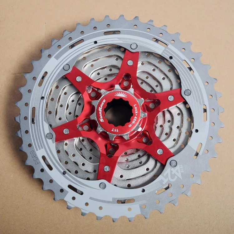 10 скоростей 11 42 т кассета маховик MTB горный велосипед свободного хода Ритц