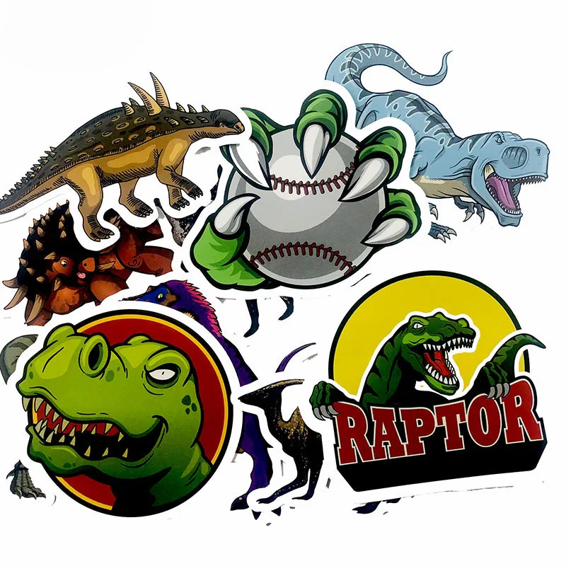 50Pcs/Jurassic Super Cute Dinosaur ForRefrigerator Washing Machine Computer TV Laptop Skateboard Guitar Game | Игрушки и хобби