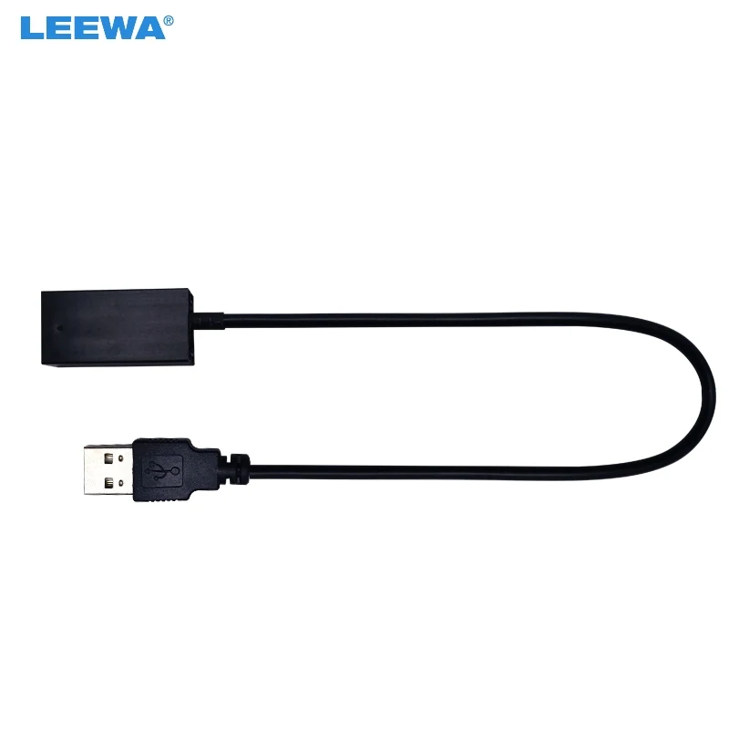 LEEWA 10 шт. USB AUX удлинитель Кабель адаптер провод для MITSUBISHI Outlander/ASX/Lancer 2009 + OEM