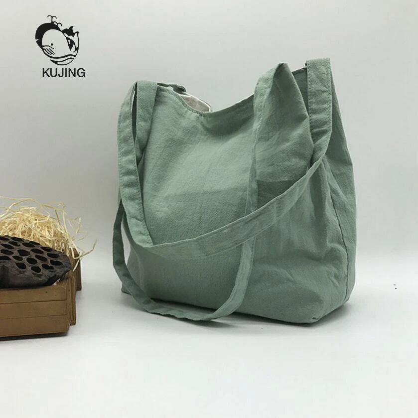 KUJING женская сумка высокого качества Хлопковая Сумка через плечо для литературы и