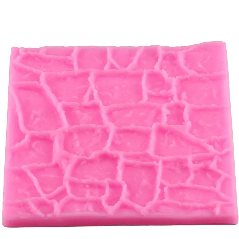 Замок фермы стены Рок камень сад силиконовые формы DIY печенья выпечки Шоколад