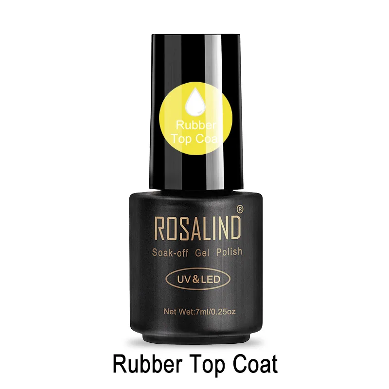 ROSALIND 7 мл Гель-лак для ногтей для маникюра геллак Полупостоянный Гибридный лак для ногтей арт от Prime белый гель лак для ногтей led Гель-лак - Цвет: RARTOP